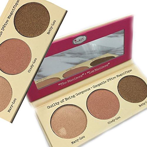 Ying Zhiyu Mineral Brand Palette Compact Mary / Betty / Cindy lou Manizer Eye Shadow 3 IN 1 highlighter set shim