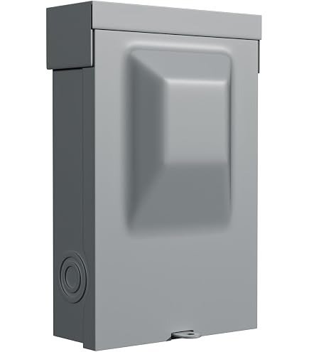 CHGAOY Pack of 2 60 Amp AC Disconnect Switch Outdoor 120/240VAC | Pull Out Switch Waterproof Metal Box for Air Conditioning Fused (Fuse not Included CHGAOY Pack of 2 60 Amp AC Disconnect Switch Outdoor 120/240VAC | Pull Out Switch Waterproof Metal Box for Air Conditioning Fused (Fuse not Included