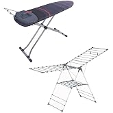 Devecioğlu MM151 UltraBoard &Uuml;t&uuml; Masası MM037 Gold Al&uuml;minyum &Ccedil;amaşır Kurutmalık Set