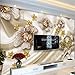 Produktbild Worryd HD Drucken Poster Bild Tapete 3D Foto Wandbild Stereo Pearl Gold Rose Weiche Tasche Wallpapers für Wohnzimmer Papel De Parede Wallpaper, C