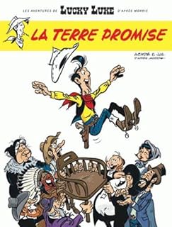 jaquette livre Aventures de Lucky Luke d'après Morris (Les) - tome 7 - Terre Promise (La)