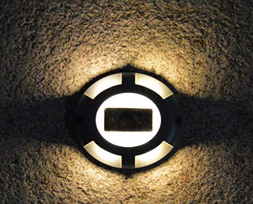 Preisvergleich Produktbild solar gartenleuchte,Solargeleitete Treppenlampe 8LED Wasserdichte umweltfreundliche Hofstraße Gartenkorridor, warmes Licht 3000K