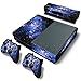 Produktbild Stillshine Xbox ONE Skin Design Folie Aufkleber für Konsole + 2 Controller Skins + Kamera Sticker Set (Nacht Himmel Blau)