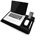Produktbild Laptop Lap Tisch Schreibtisch mit Tablet, Handy Tray, Federschale, integriertes Laptop Stop Bar, Integrierter Maus Pad, Kopfkissen Schaum Kissen und Weich am Handgelenk Passend für Laptop bis 43,9 cm