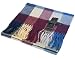 Produktbild I Luv LTD Unisex Scottish Cashmere Scarf In Cubes Berry Tartan Design 26cm Wide