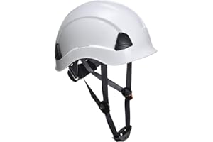 Portwest PS53 Casco di Sicurezza Leggero per Lavori in Altezza, Bianco