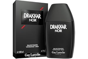 Guy Laroche Drakkar Noir Eau de Toilette, Perfume para Hombre, Fragancia Aromática y Amaderada para Hombre, Con Musgo, Pachuli y Bálsamo de Abeto