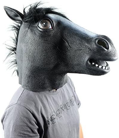 Gabkey Horse halloween mask extremely funny jokes masquerade scary masks latex Rubber Costume Theater Prop Party