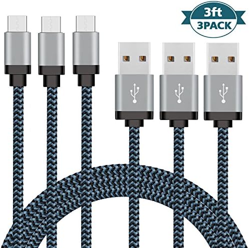 USB C Cable, Duractron 3Pack 1M/3FT USB 2.0 Type C Cable Charging for Samsung Galaxy 8 / S8+ / S8, New MacBook 12inch, ChromeBook Pixel, Nexus 5X/6P, Huawei P9, Oneplus 2/3