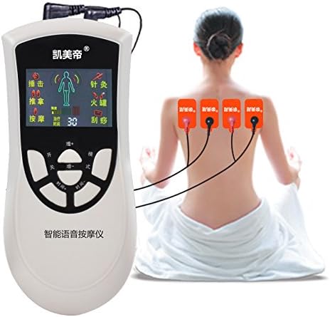 ZHFC Massage Tool ZHFC-Cervical vertebra massager, intermediate frequency high potential physical therapy instrument, multifunctional massage instrument, old people's articles, White [voice - charge double wire]