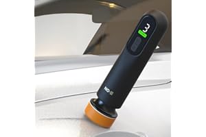 ComfyHarbor 3 Speed Mini Car Polisher Electric Buffer Machine with 2000mAh Battery Rechargeable Paint Scratch Removal Tool for Automotive Home Glass(Black)