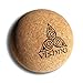 Produktbild Vishnu Massageball für Triggerpunkt Akupressur und Faszien Massagen | Faszienball aus Kork für Faszientraining | Massagegerät für Rücken, Nacken und Füße Schmerztherapie
