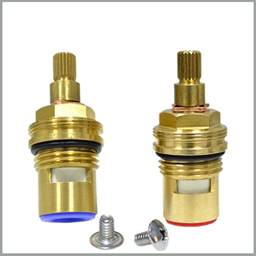 Seawhisper GI Universal Replacement Brass ceramic disc tap valve insert gland cartridge quarter turn