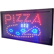 Insegna Luminosa LED A Scritta Per Ristorante, Tabella Pubblicitaria Luminosa, Effetto Luci