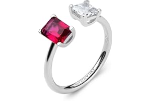 Brosway Anello collezione Fancy in argento 925/1000 rodiato e con zirconi cubici rossi,di misura: 14. La referenza è FPR10B.