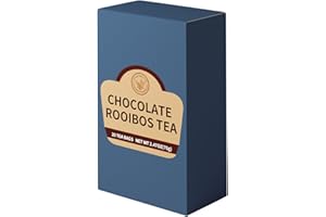 HANFANGLING Chocolate Rooibos Tea, Natural Herbal Tea, Soothing, Increase Pleasure, Improve Sleep, Nourish Skin, Delicious, Easy to Brew, Gift Tea (20 Teabags)