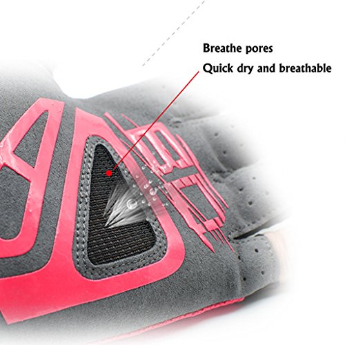 ICREAT Damen Joga Kurze Handschuhe Fitness Anti Schwerkraft Yoga Handschuhe - 6