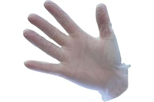 Portwest A900 Gants en vinyle poudrés, Medium, Clair