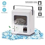 【Respetuoso con el medio ambiente】 Un ventilador equipado con una función de humidificación. Cuando se vierte agua en el tanque de agua, también se expulsa una niebla delicada al mismo tiempo que sopla aire. Tiene un efecto de humidificación mientras mantiene el volumen de aire suficiente y puede disfrutar del viento fresco. (Si necesita aire frío, agregue hielo).
