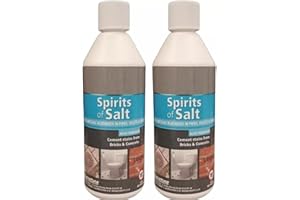 DTD QUALITY MATTERS 2X Spirits of Salt Drain & Toilet Cleaner - 500ml Limescale Remover, Fast-Acting Unblocker for Pipes, Toilets, & Drains - Multi-Purpose Formula for Stubborn Blockages & Hygiene Restoration
