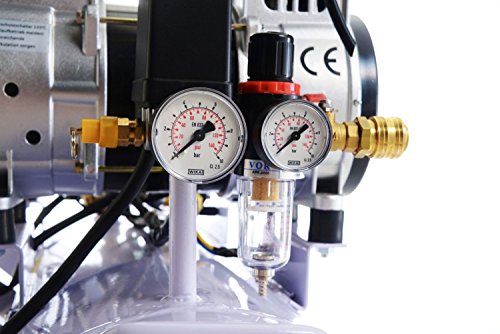 3000W 4PS Flüster – Kompressor Druckluftkompressor 65dB leise ölfrei IMPLOTEX - 4