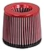 Produktbild K & N RR-2801 Universal-Luftfilter, umgekehrt konisch 2-3/10,2 cm flg, 5-7/20,3 cm B, 5-1/10,2 cm T, 12,7 cm H; rot Top (Universal Air Filter)