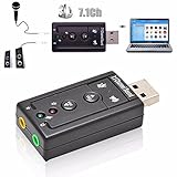 Imported External USB Audio Sound Card Adapter 3D Virtual 7.1CH For PC Laptop Win 7 8 RS.210 (61.00% Off) - Amazon