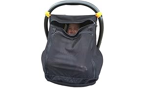 SnoozeShade Pare-Soleil et sommeil (Sièges Auto pour Bébé Groupe 0/0 +)