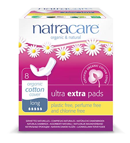 Natracare 540500 - Toallas Ultra con alas largas extra