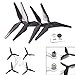 Price comparison product image Prevently Propellers, New 4PCs Carbon Fiber 9450S Propeller CW/CCW 3-Blade For DJI Phantom 4/4 Pro/4 Pro + (Black)