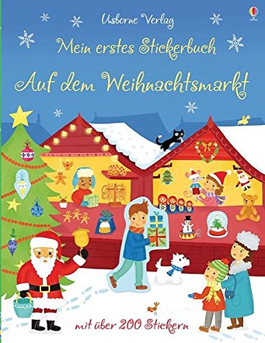 Preisvergleich Produktbild Mein erstes Stickerbuch: Auf dem Weihnachtsmarkt