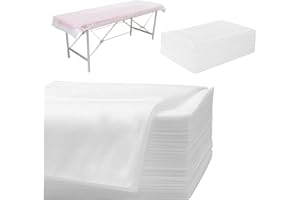 JINYUDOME Disposable Bed Sheet - 20pcs Waterproof Massage Table Sheets,Thick 31.5" x 78" for Spa, Beauty Salon, Hotels