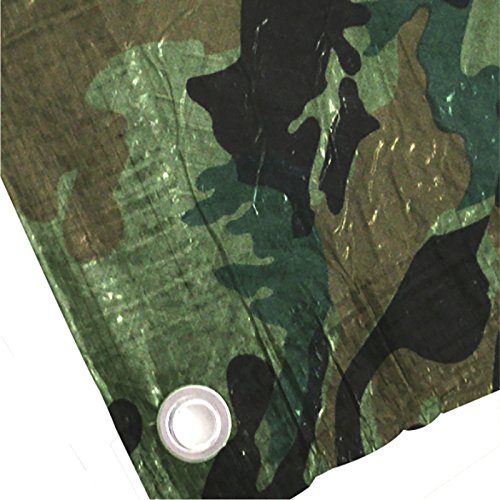 Abdeckplane 4x5m 90g/m² camouflage Holzabdeckplane Flecktarn Tarn
