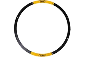 Obut Faltbarer Boccia-Kreis, Schwarz/Gelb