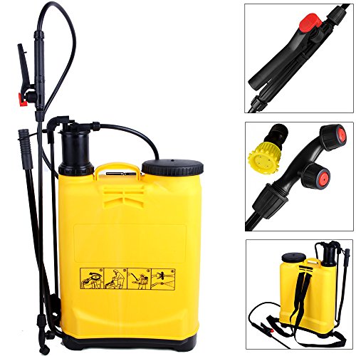 Drucksprüher Pflanzensprüher Rückenspritze Pump Gartenspritze Dünger Sprüher Unkrautspritzer 16,8l