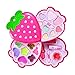 Produktbild Kosmetik-Spielzeug-Make-up Sets für Kinder,schminke für Kinder Mädchen,make-up-set für Mädchen,Erdbeer-Kosmetiketui,Schminkkoffer Beauty Case