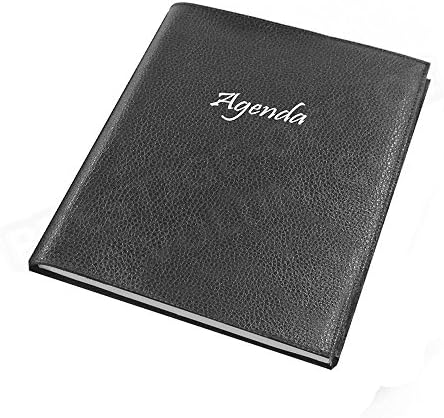 17x24 Diary Leather Grey Beaubourg