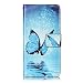 Produktbild Huawei P9 Lite Hülle [Mit gehärtetem Glas Display Schutz], idatog(TM) Magnetische Schlag Buch Art Schutzhülle, Hohe Qualität Klassische Bunte Kühles Muster Design Premium PU Leder Faltender Mappen Kasten mit [Kredit Karten Steckplätze] Stand Funktion Folio Schutzhülle Perfekt Passt Für Huawei P9 Lite