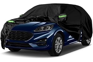 RASHION Funda Coche Exterior Compatibles con Ford Kuga 2008-2024, Cubierta para Coche Impermeable, Coberturas Completas con Tira Reflectante