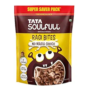 Tata Soulfull Ragi Bites No Maida Choco, Breakfast Cereals, Yummy Chocolaty,1.2 Kg