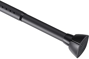 LOLYPOT Barra telescópica sin taladrar, Nunca se oxida, 210-260 cm, Barra de Cortina de Ducha Ajustable, Barra de sujeción, Barra de Cortina Extensible, HMK30