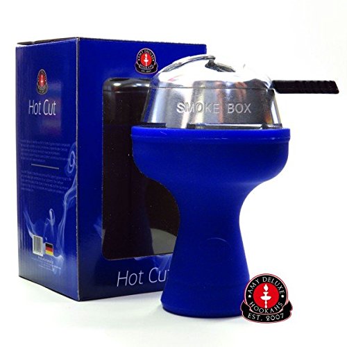 Amy Hot Cut II - Silikonkopf mit SmokeBox Blau