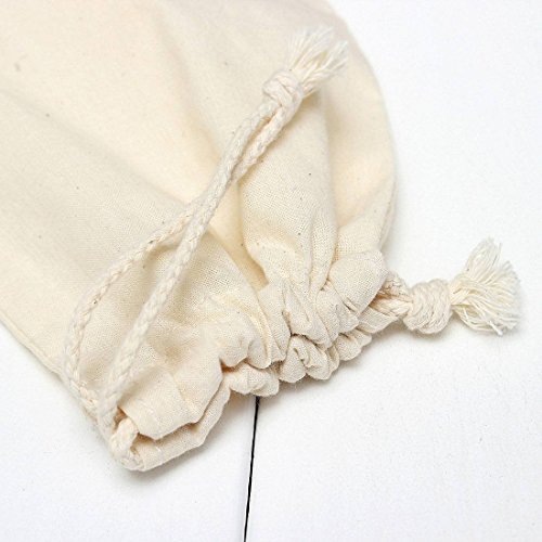 KING DO WAY Baumwolle Zuziehbeutel Beutel Kleidersack Wäschesack Waschsack Tasche Sack 52x75cm - 4