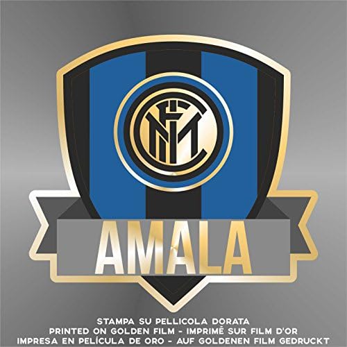 erreinge Sticker Inter Milan Internazionale Amala - Decal Cars Motorcycles Helmet Wall Camper Bike Adesivo Adhesive Autocollant Pegatina Aufkleber - cm 32