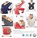 Wallaboo Infant Baby Carrier Cross, Font Carrier - Newborn, Poppy Red