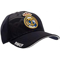 Casquette Real Madrid FC – Blanc/Or, Adulte Réglable – Édition 2019-2020, écusson Doré