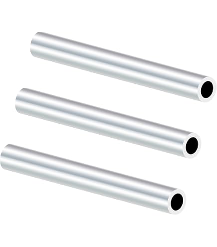 DMiotech 2pz (15mm OD X 8mm ID) Tubo Tondo In Alluminio 6063 Lunghezza