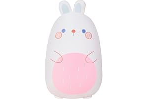 Gisqis Peluche Conejo Blanco Bebe Kawaii Cojines Muñecas Conejo Peluche Bonitos Pillow Navidad Regalo Cumpleaños Juguetes para Niños Niñas 44cm