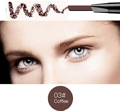 Magical Halo Eyebrow Pencil Coffee Waterproof Precision Brow Double Ended(Coffee #3)