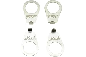KAISH Juego de 4 pomos de guitarra LP para Gibson LP Les Paul Nickel